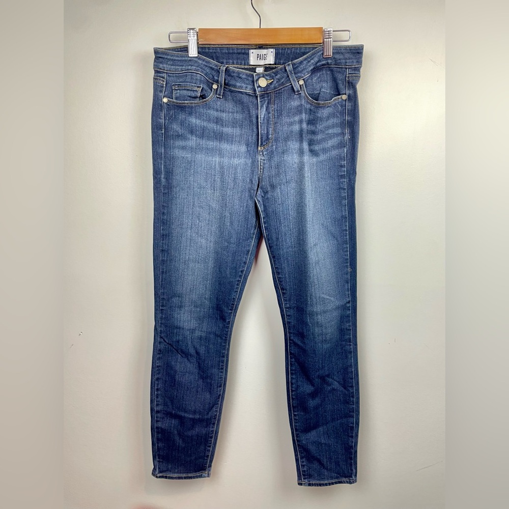 Paige Verdugo ankle Skinny mid rise Jeans medium wash size 31